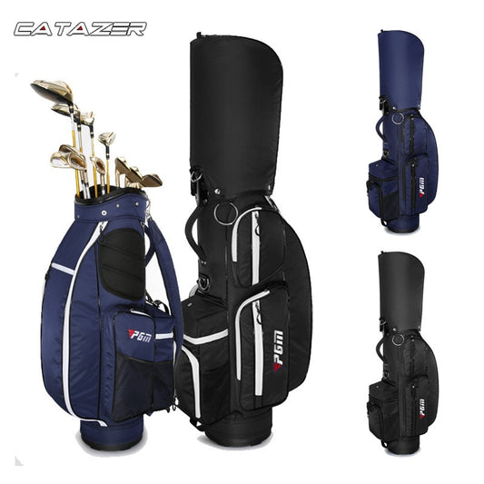 PGM Men Multifunctional Standard Aviation Golf Bag Stretchable Ultra Light Portable Travel Shoes Clothing Drag Ball Wheels Bag