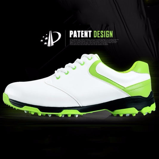 PGM Men's Golf Shoes---Microfiber Leather Breathable Waterproof Gym Sports Shoes 3 Colors Available